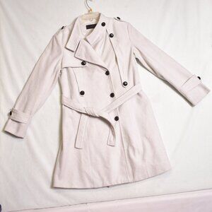 ML & NH Women's Winter White Pea Coat Size Medium